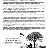 10 Virtues of the Proverbs 31 Woman - Printable | A Virtuous Woman