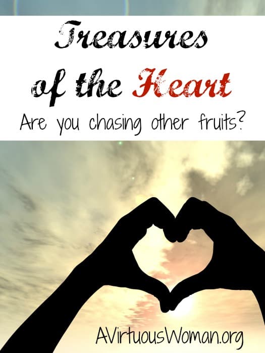 Where is the treasure of your heart? Are you chasing other fruits? @ AVirtuousWoman.org