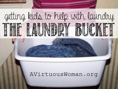 Getting Kids to Help with the Laundry | A Virtuous Woman