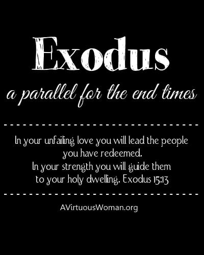 Exodus: A Parallel for the End Times | A Virtuous Woman