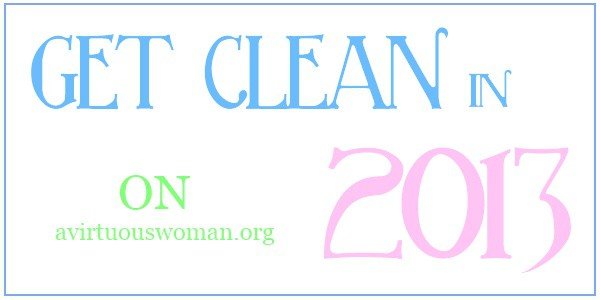 Get Clean in 2012 on avirtuouswoman.org
