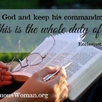 How to Walk in Obedience {From Chaos to Calm: 15 Weeks to a Happy Home} | A Virtuous Woman