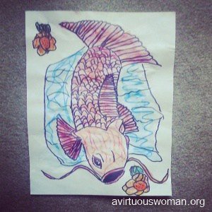 Koi Fish Art Project | A Virtuous Woman