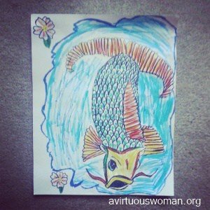 Koi Fish Art Project | A Virtuous Woman