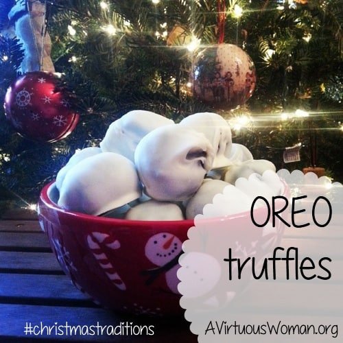 Oreo Truffles @ AVirtuousWoman.org 
