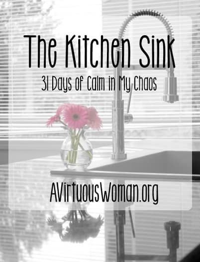 5 Tips for Maintaining a Clean Kitchen - it's easier than you think! @ AVirtuousWoman.org #busymoms