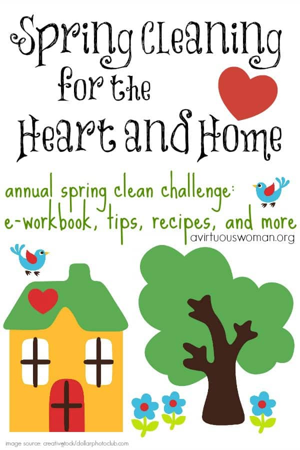 Annual Spring Clean Challenge @ AVirtuousWoman.org