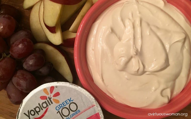 The Perfect Apple Dip @ AVirtuousWoman.org
