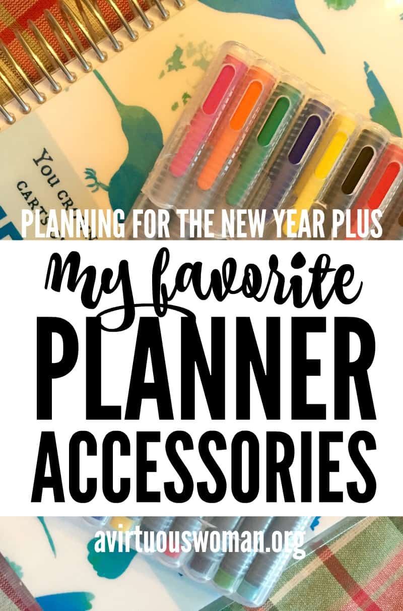 My Favorite Planner Accessories @ AVirtuousWoman.org