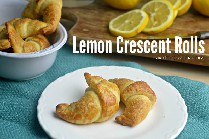Lemon Crescent Rolls Dessert @ AVirtuousWoman.org