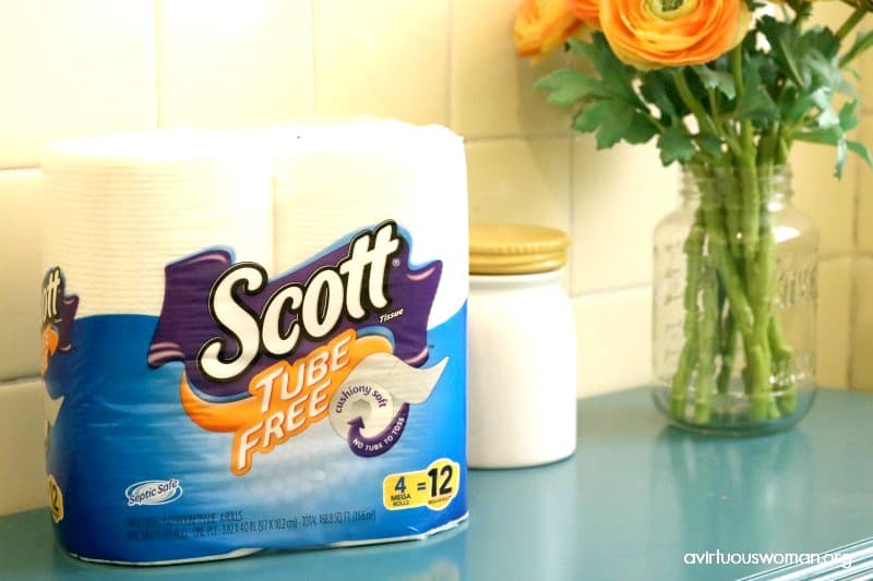 Scott Tube Free Toilet Paper