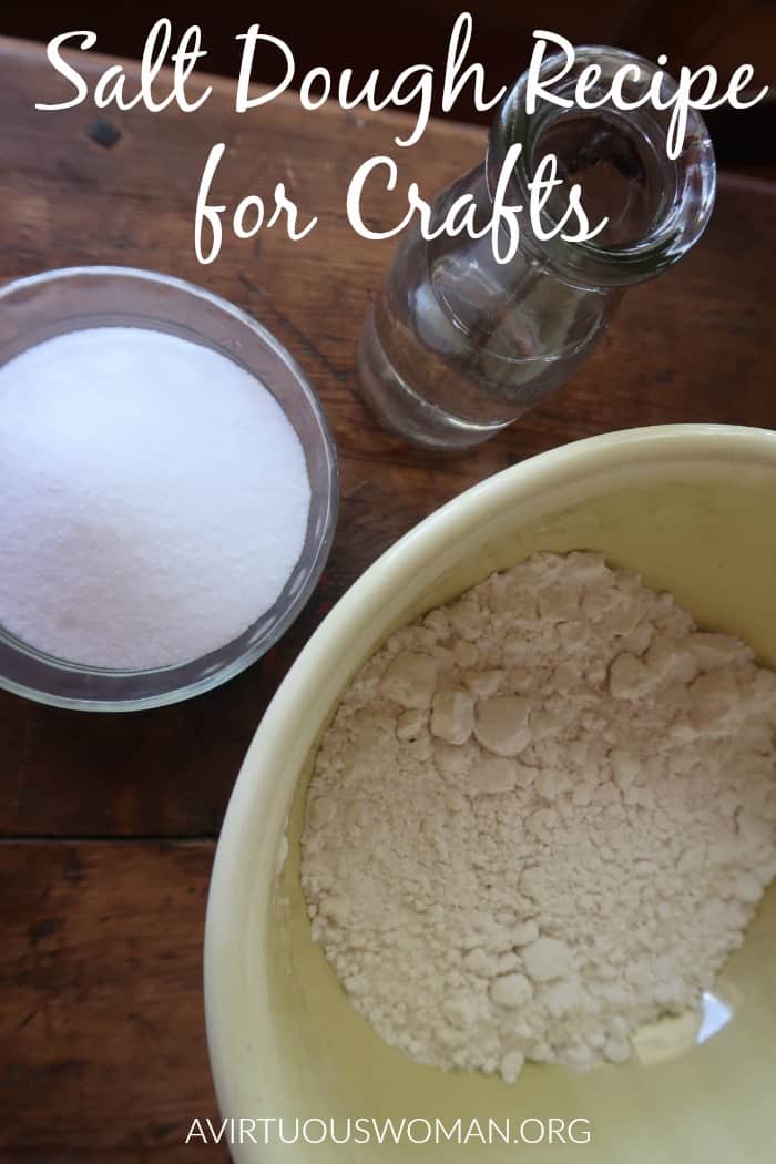 Salt Dough Recipe for Crafts @ AVirtuousWoman.org