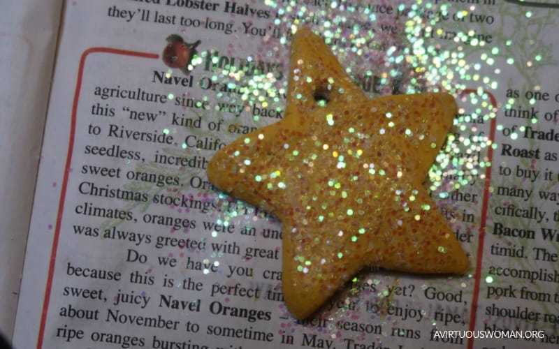 Salt Dough Star Ornament @ AVirtuousWoman.org
