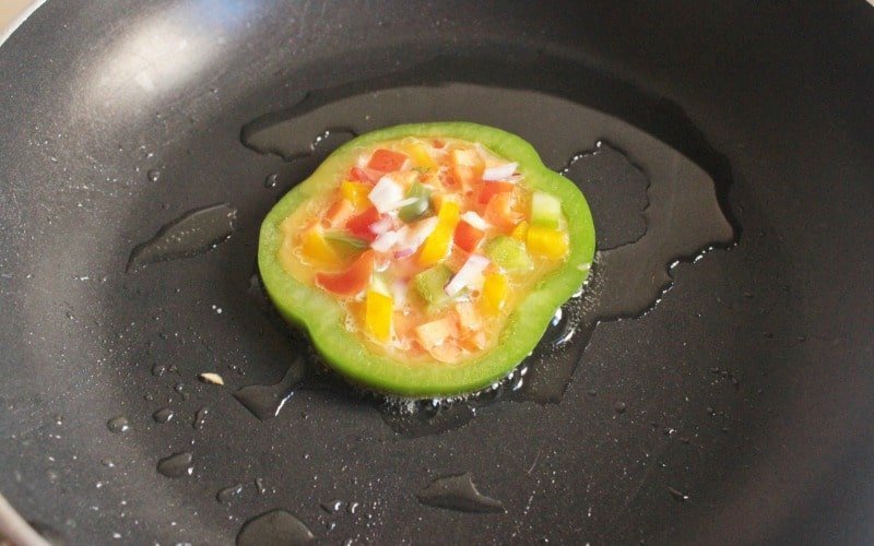 Vegetable Omelette Rings @ AVirtuousWoman.org