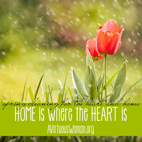 Home is Where the Heart Is @ AVirtuousWoman.org #springclean