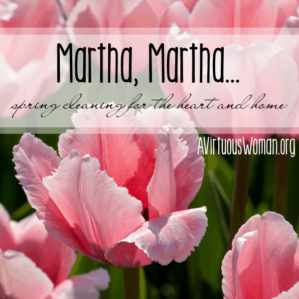 Martha, Martha... @ AVirtuousWoman.org