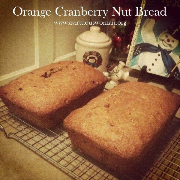Orange Cranberry Nut Bread