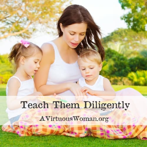 Teach Them Diligently | A Virtuous Woman