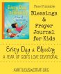 Free Printable Blessings and Prayer Journal for Kids - A Virtuous Woman