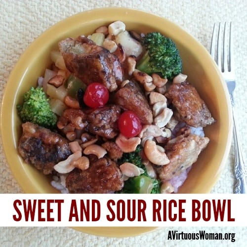 Sweet and Sour Rice Bowl