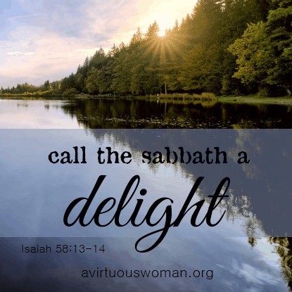 The Sabbath: A 3 Part Review and Discussion of the book 24/6: Prescription for a Happier, Healthier Life by Dr. Matthew Sleeth @ AVirtuousWoman.org