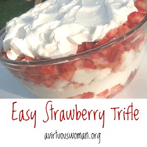 Easy Strawberry Trifle Recipe
