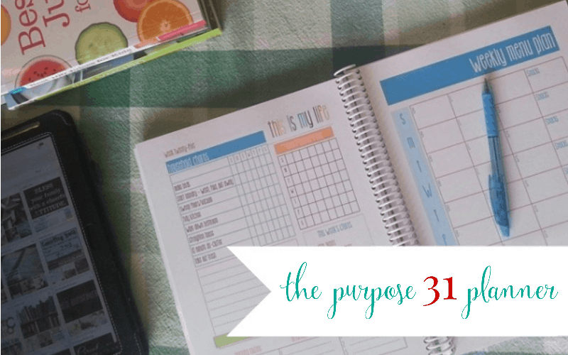 The Purpose 31 Homemaking Planner @ AVirtuousWoman.org