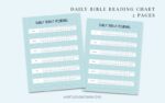 Free Printable Daily Bible Reading Trackers