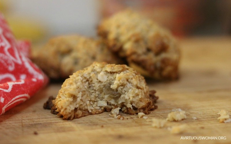 Ginger Coconut Cookies @ AVirtuousWoman.org