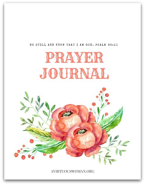 Be Still and Know Prayer Journal @ AVirtuousWoman.org