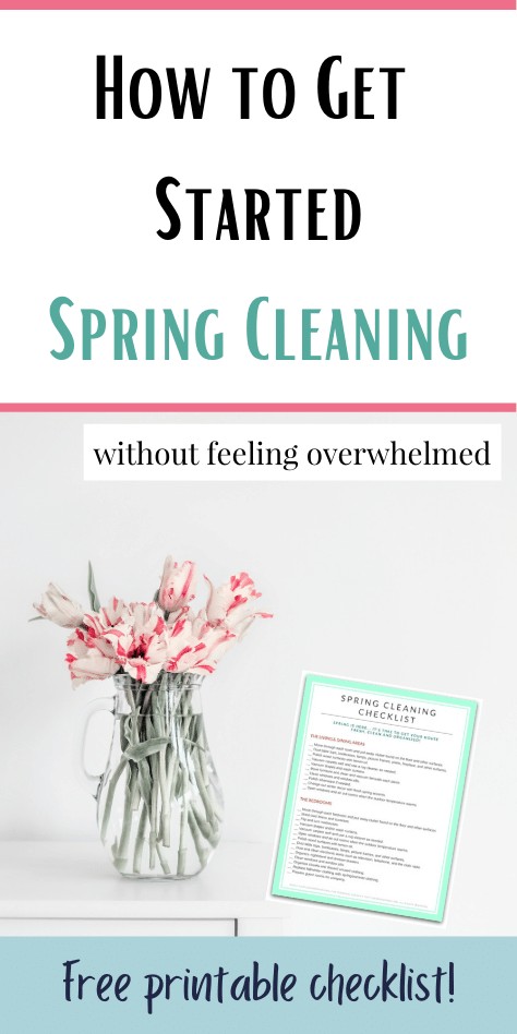 How to Get Started Spring Cleaning without Feeling Overwhelmed @ AVirtuousWoman.org