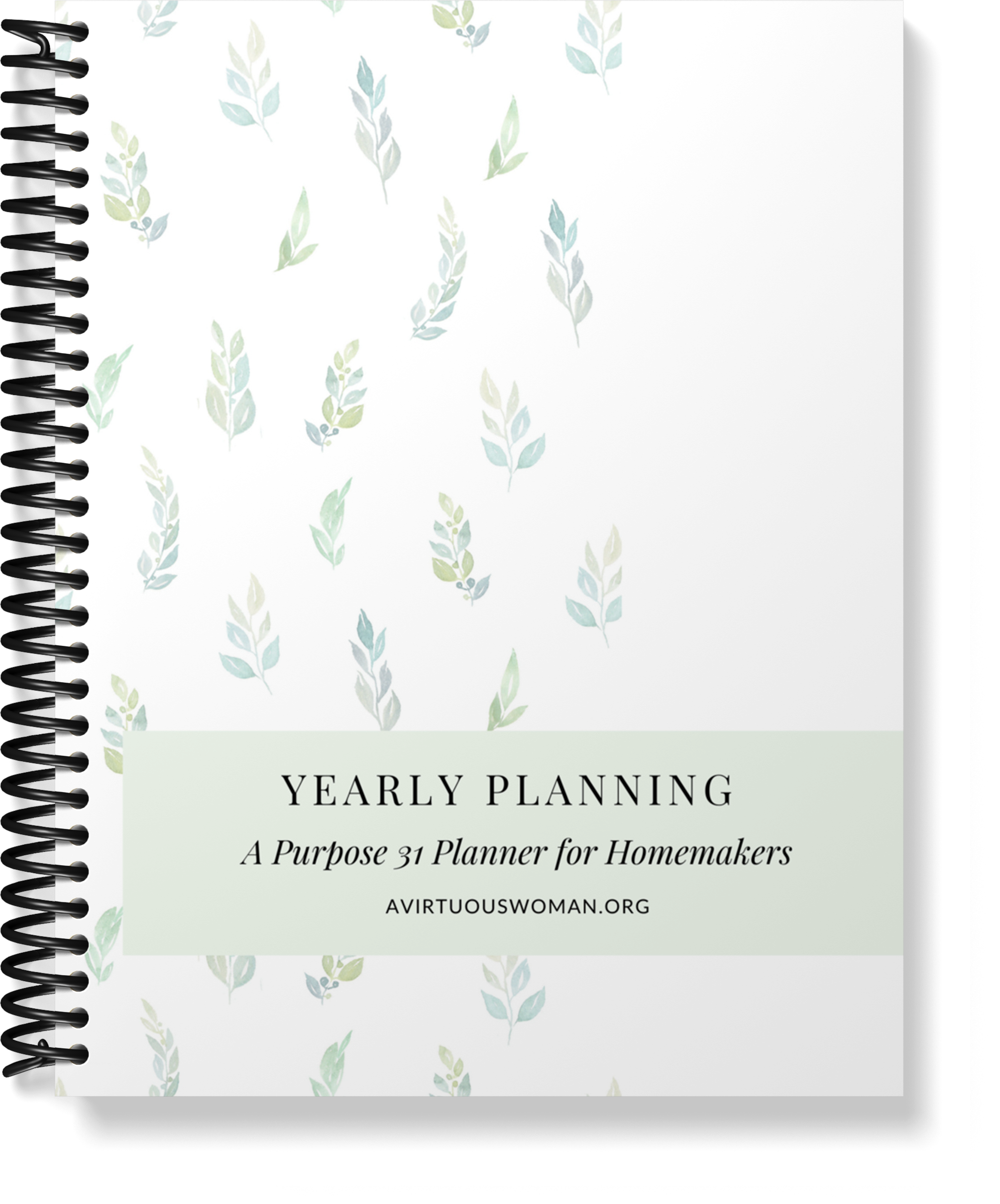 Yearly Planning Workbook @ AVirtuousWoman.org