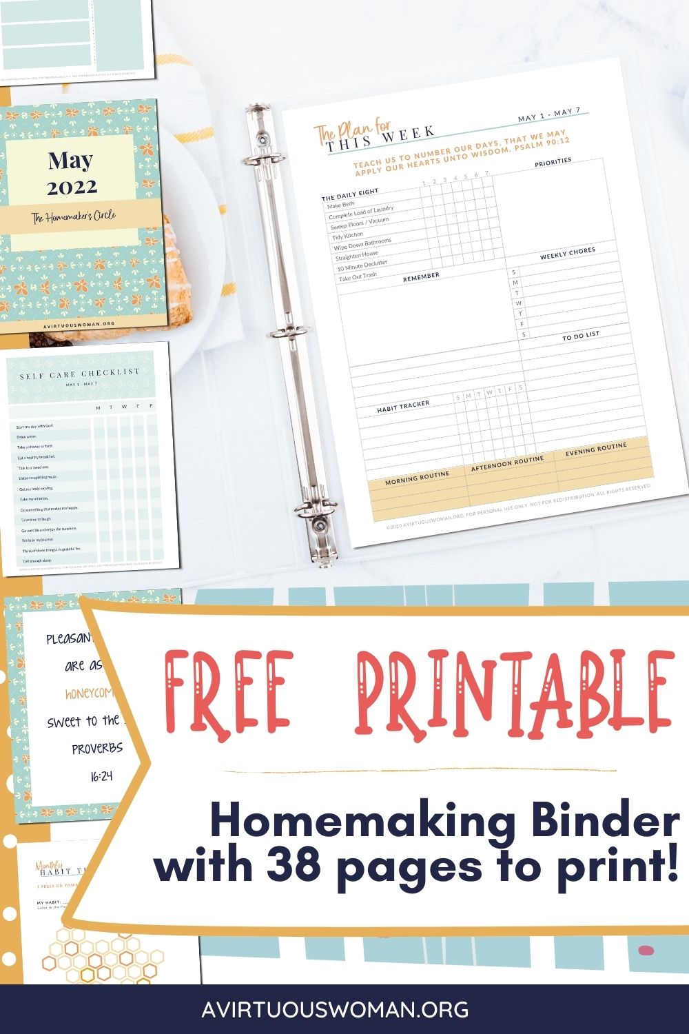 Homemaker's Binder: May 2022 | Free Printable Household Binder