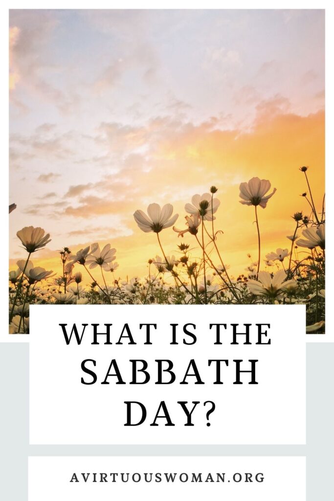 What is the Sabbath Day @ AVirtuousWoman.org