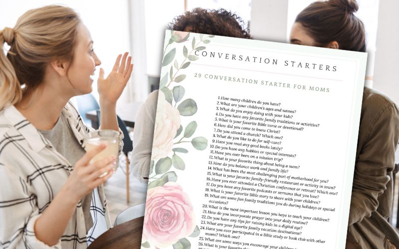 Conversation Starter Ideas for Moms