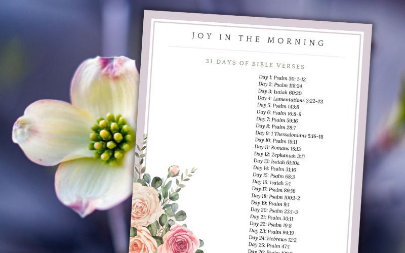 42 Inspiring Joy in the Morning Bible Verses