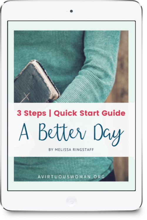Quick Start Guide to a Better Day @ AVirtuousWoman.org